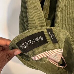 Wildfang Olive Corduroy Pants — Gender-Expansive | Size 1X